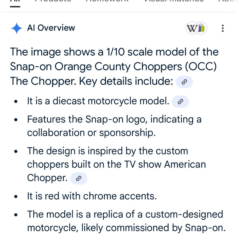 Snap-On/OCC The Chopper die-cast - Picture 10 of 10